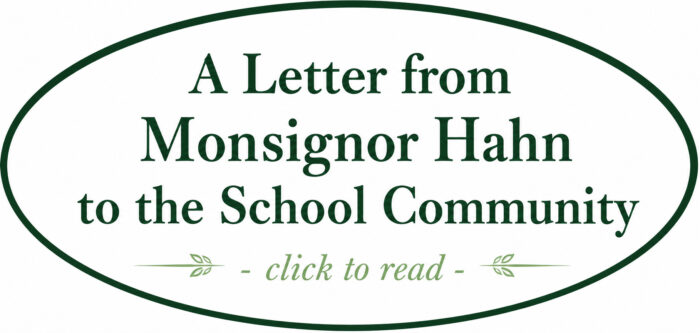 Msgr Hahn Letter Graphic