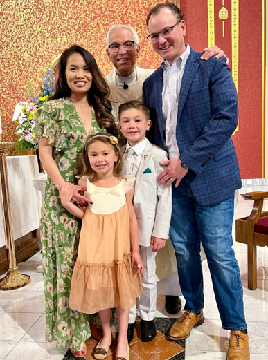 Alex Sahd with family