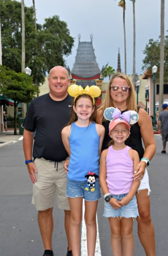 John Kauffman with family